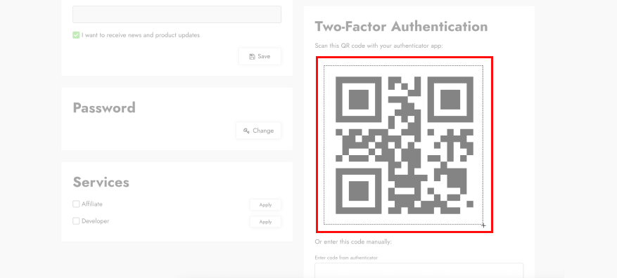 QR kodo pažymėjimas kompiuteryje skanavimui